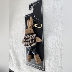 Collection XIIX Brown and Black Bunny Keychain
